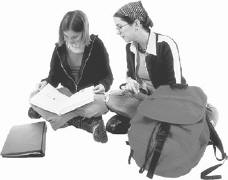 girls reading a book